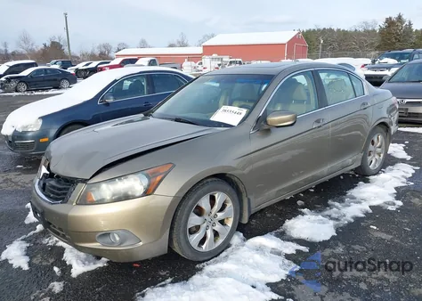 2008 Honda Accord 2.4 Ex-L из США, поврежденный, VIN 1HGCP26828A156663